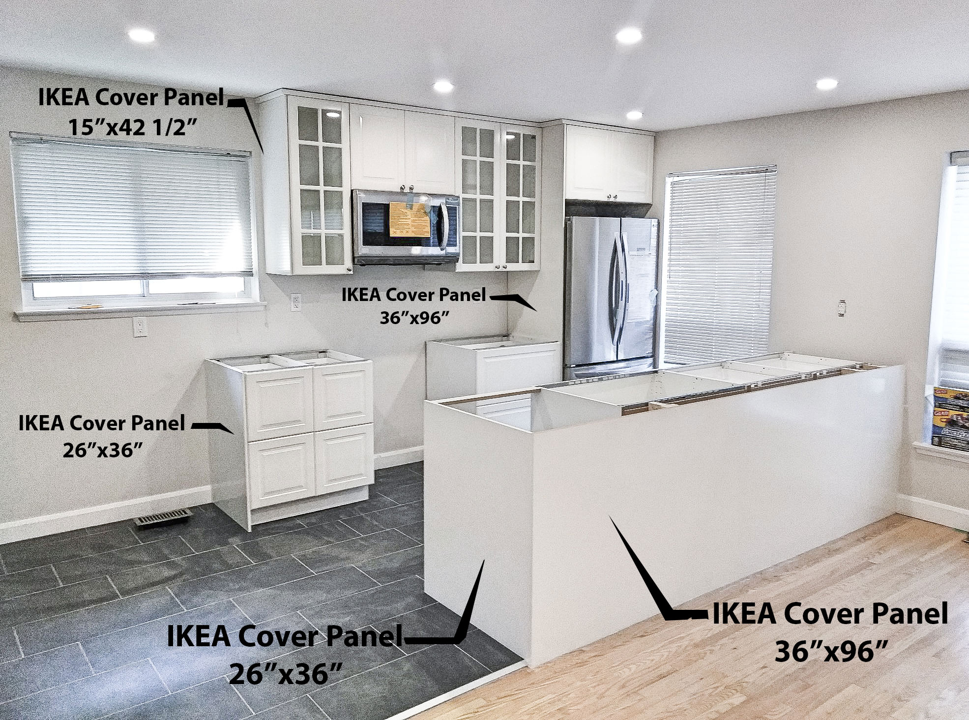 Ikea Kitchen With Cover Panels Explained 